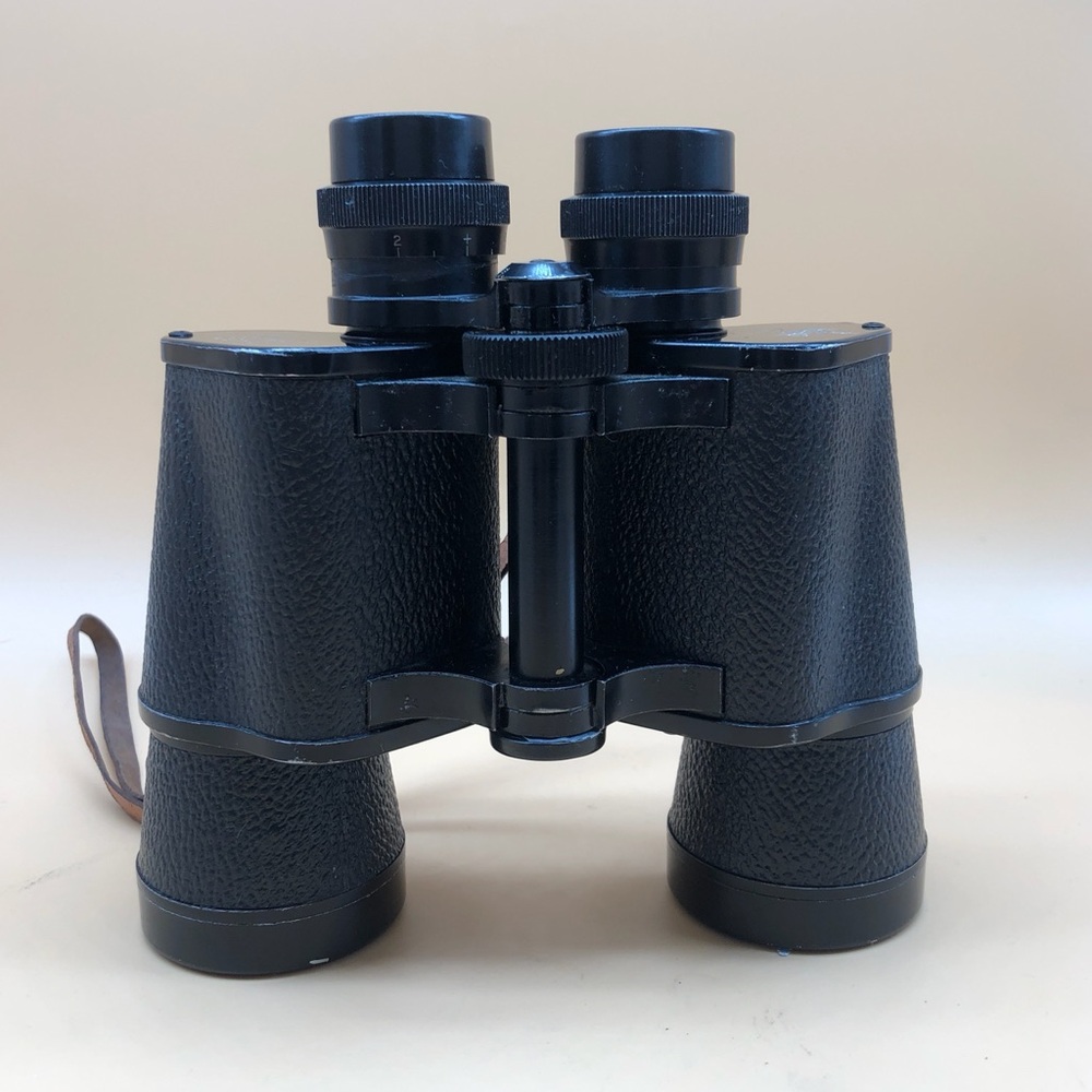 HOLMAR VINTAGE 7X50 FIELD 7.1 COATED OPTICS BINOCULARS W STRAP